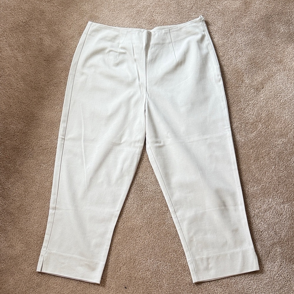 Private Edition by Chico’s cream capri’s